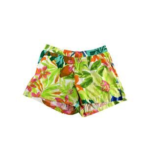 Future Collective Alani Noelle Shorts Womens XXL 2XL Linen Floral Pockets NWOT